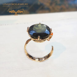 Moldavaite-opal-Ring-2 K18Ring|モルダヴァイト ファイアオパール