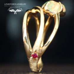 Opal-ruby-ring K18Ring|オパール ルビー