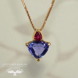 Ruby-Tanzanyte-Mauliola-PH K18Top|タンザナイト ルビー