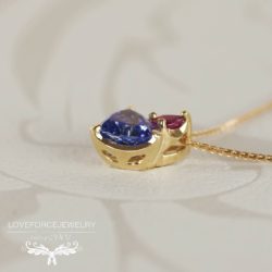 Ruby-Tanzanyte-Mauliola-PH K18Top|タンザナイト ルビー