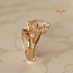 Kunzite-Ruby-Blooming-K18Ring K18Ring|クンツァイト ルビー