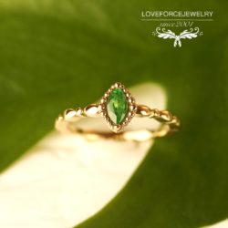 GreenGarnet-K18Ring K18Ring|グリーンガーネット