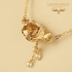 Morganite-Diamonds-K18Pendant K18Top|モルガナイト パール ピンクダイヤモンド