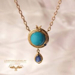 Turquoize-Kyanite-K18Nacklace K18Nacklace | Turquoize | Kyanite | Huinite