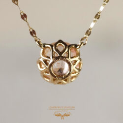 Sunstone-K18Pendant-Back K18Top|サンストーン