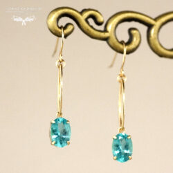 Apatite-K18-Earrings K18ピアス|アパタイト