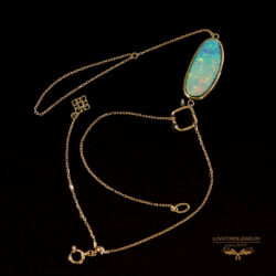 Boulder-Opal-K18ChainBrecelet K18チェーンブレスレット|ボルダーオパール