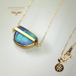 BoulderOpal-K18Pendant K18ペンダント|ボルダーオパール